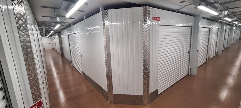 Self storage facility interior