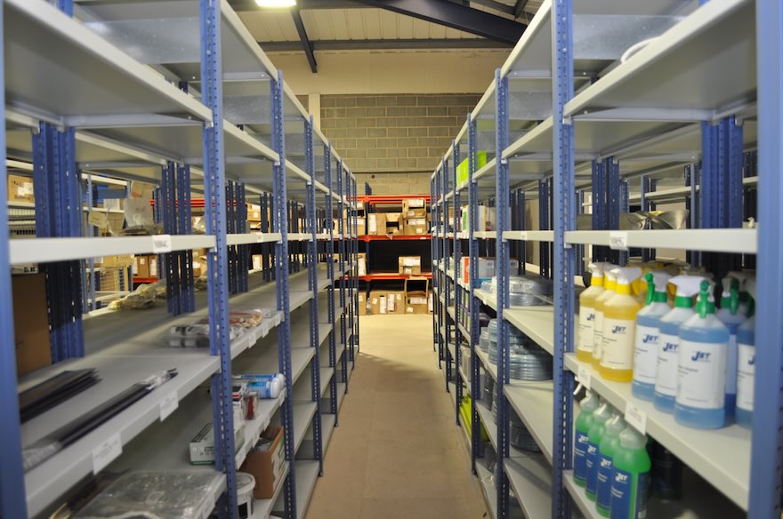 Retail Stock Clip shelving