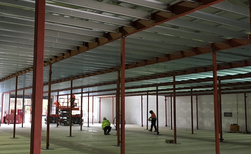 Self Storage Mezzanine Installation
